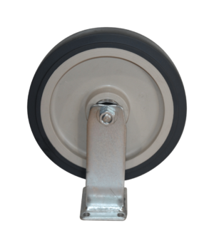 8” Poly Rubber Rigid Caster Maid’s Cart 350 lbs. Capacity