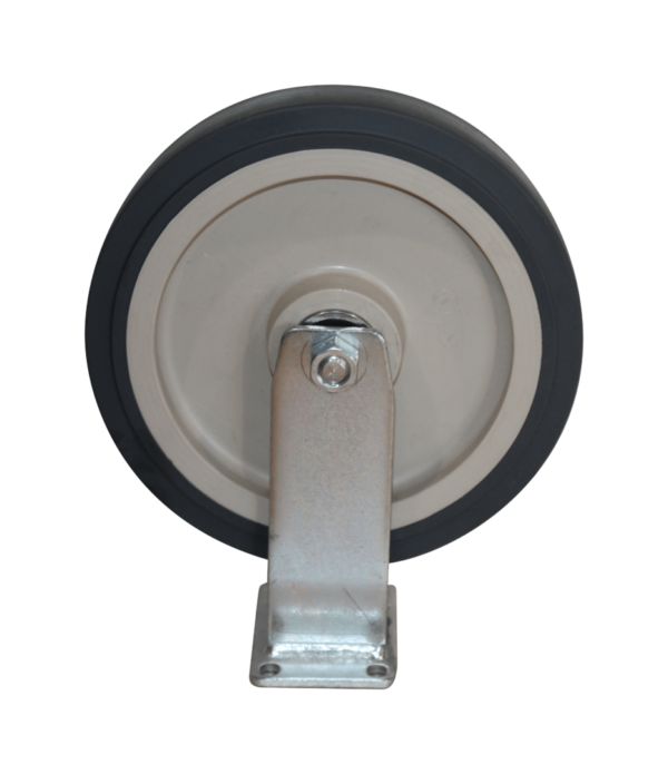 8” Poly Rubber Rigid Caster Maid’s Cart 350 lbs. Capacity
