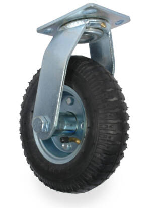 8” Pneumatic Bellman Cart Swivel Caster Air Filled 350lb Capacity